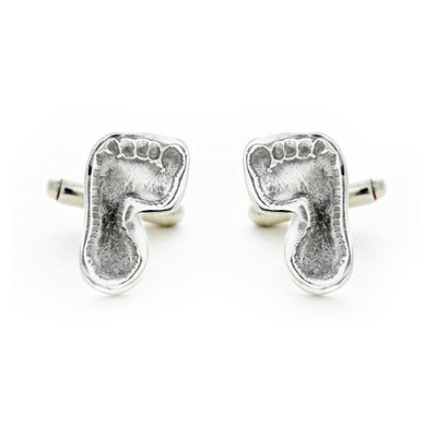 Cut Out Foot Print Cufflinks