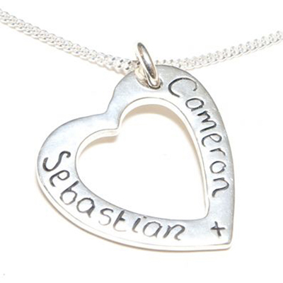 Personalised Heart Necklace