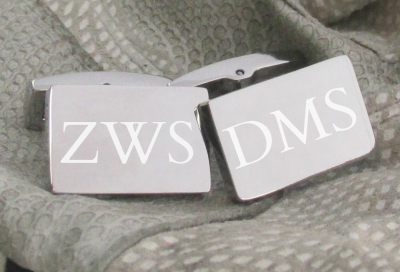 Engraved Name or Initial Cufflinks